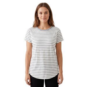 Green Envelope Los Angeles Striped Top Medium